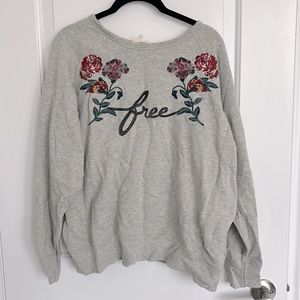 Wilfred Free Embroidered Sweatshirt